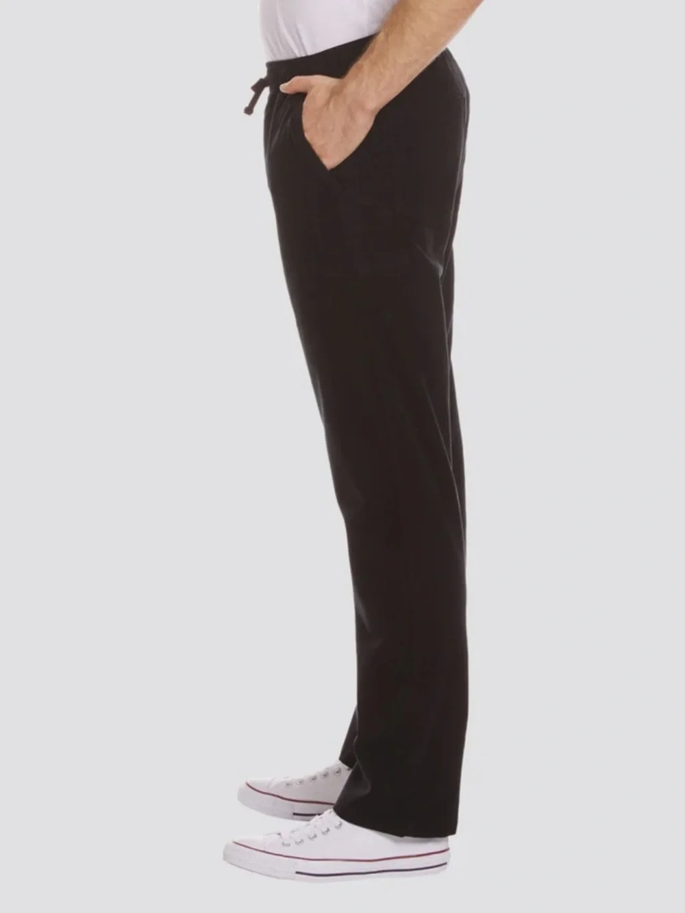 NWT Quiksilver Men’s Sz S Black Elastic Waist Beach Pants; Pckts Fit IPhone 15+